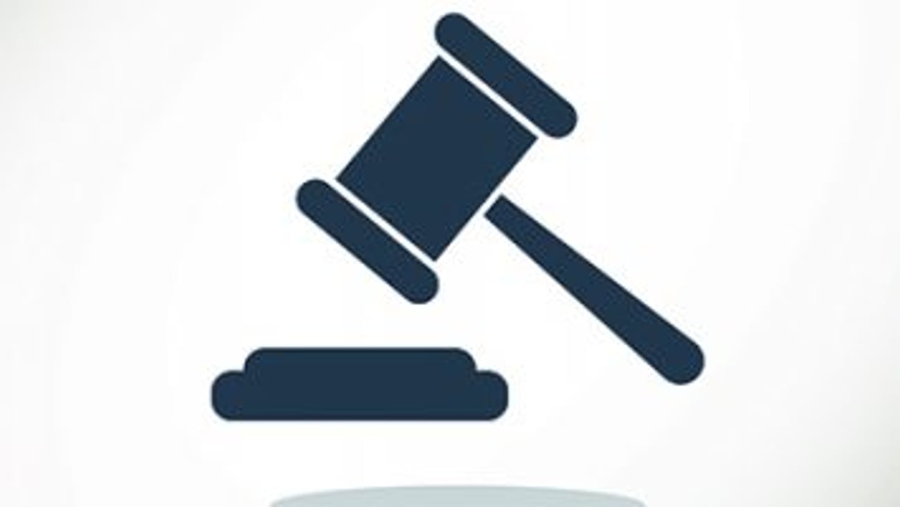 Image générique d'un maillet de justice