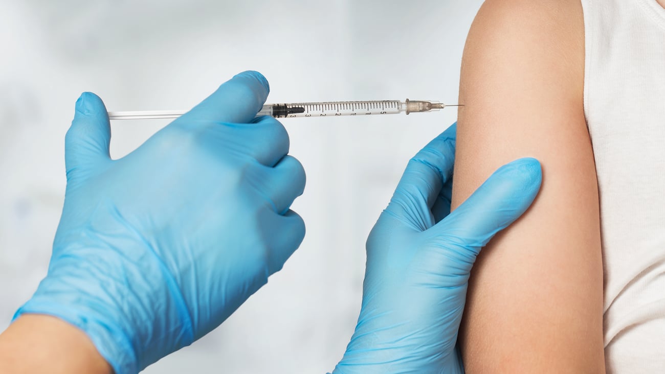 Vaccination dans un bras