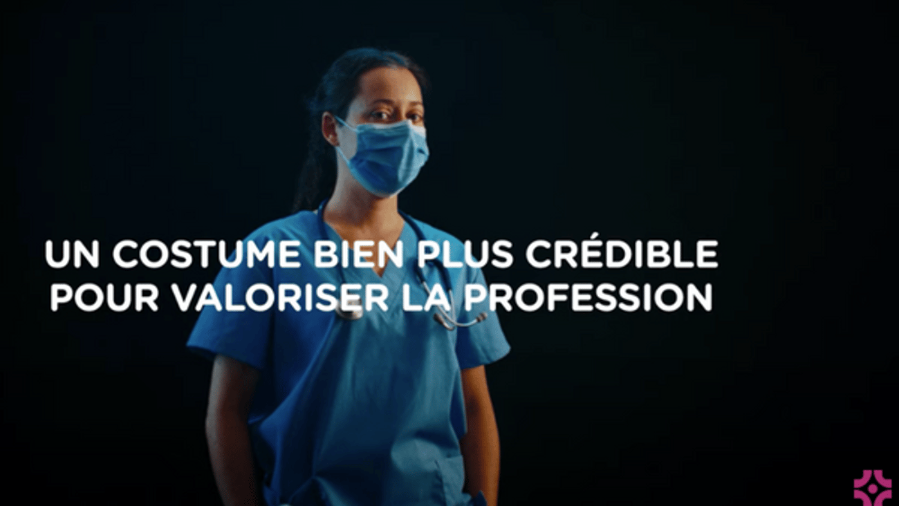 Un vrai costume d'infirmière