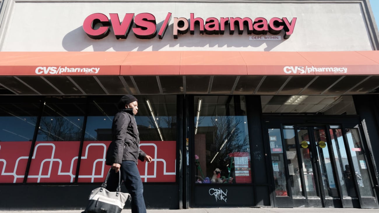 Devanture d'une pharmacie CVS