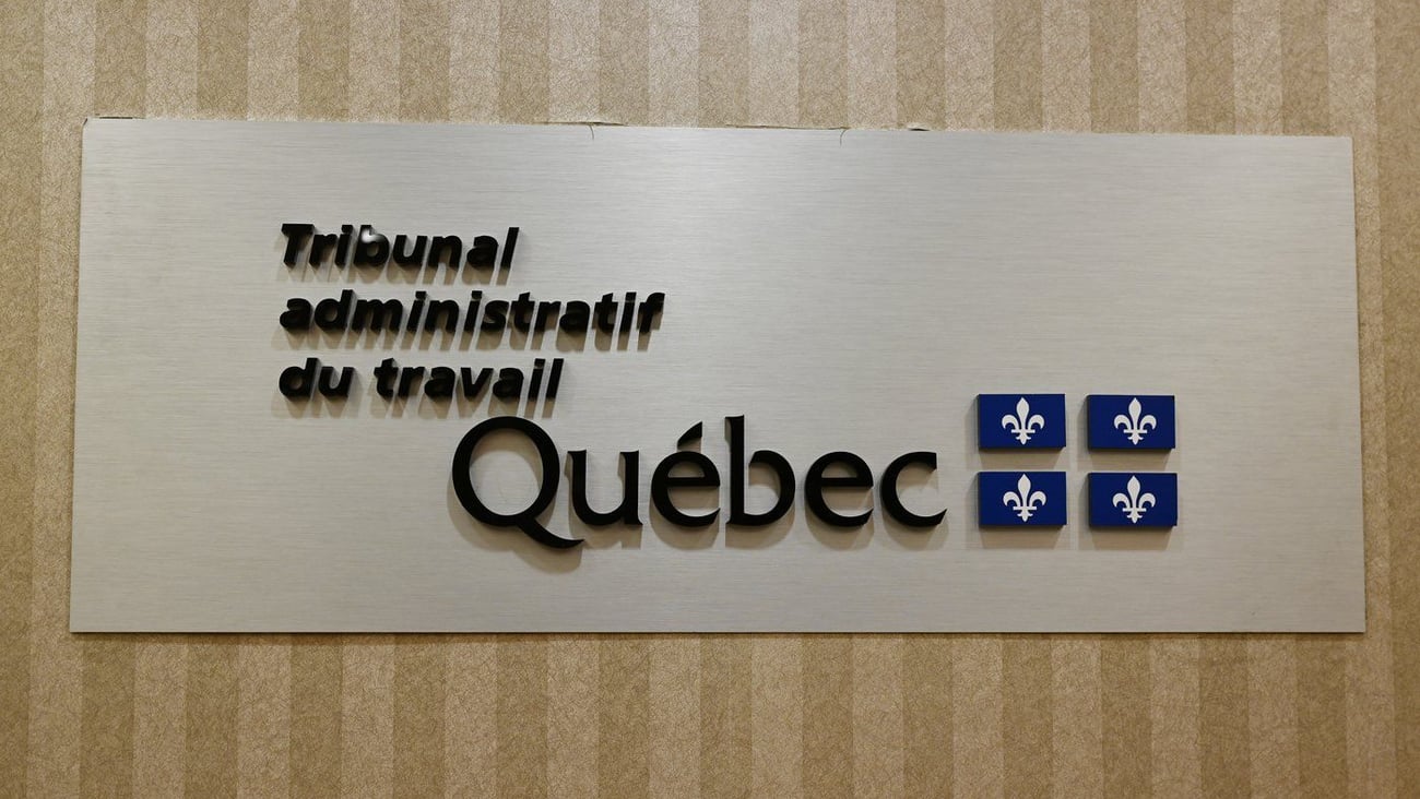 Une enseigne du Tribunal administratif du travail. PC/Jacques Boissinot