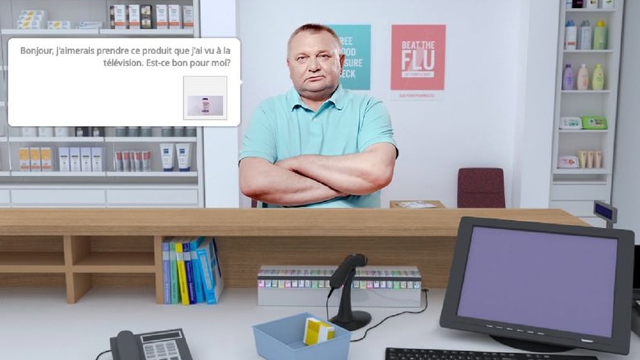 Exemple d'exercice de la plateforme MyDispense (crédit: UdeM)