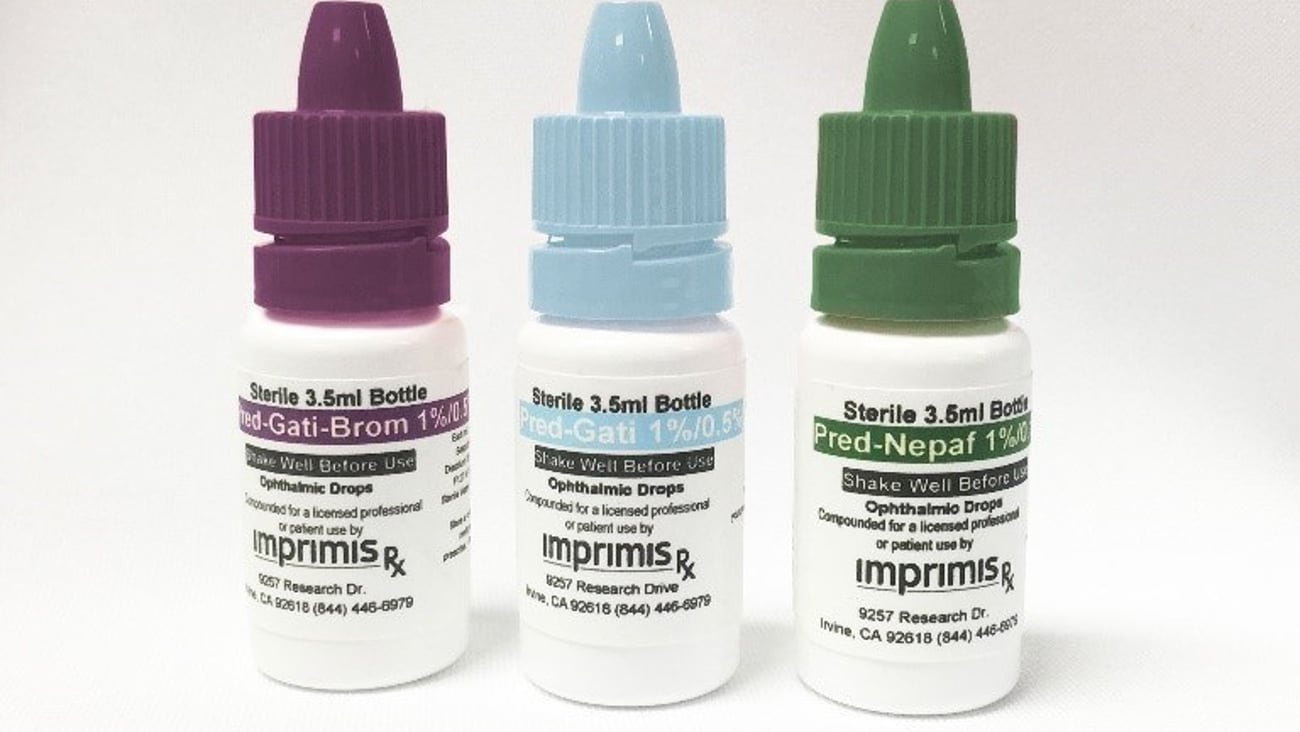 La solution occulaire LessDropsMD commercialisée par Imprimis (crédit: Imprimis)