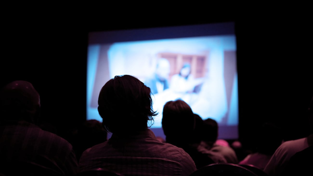 Une salle de cinéma