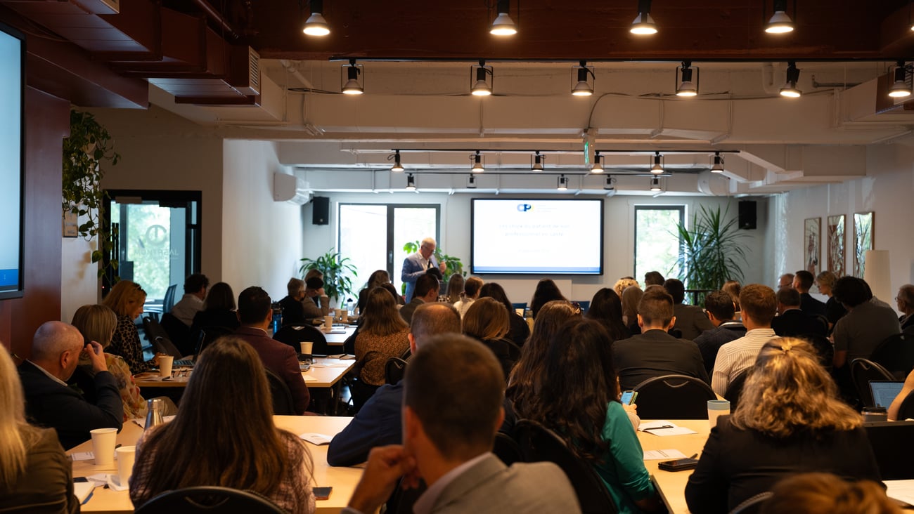 La salle du sommet sur le parcours patient en pharmacie, à Montréal, le 4 septembre (crédit: RyanAP)