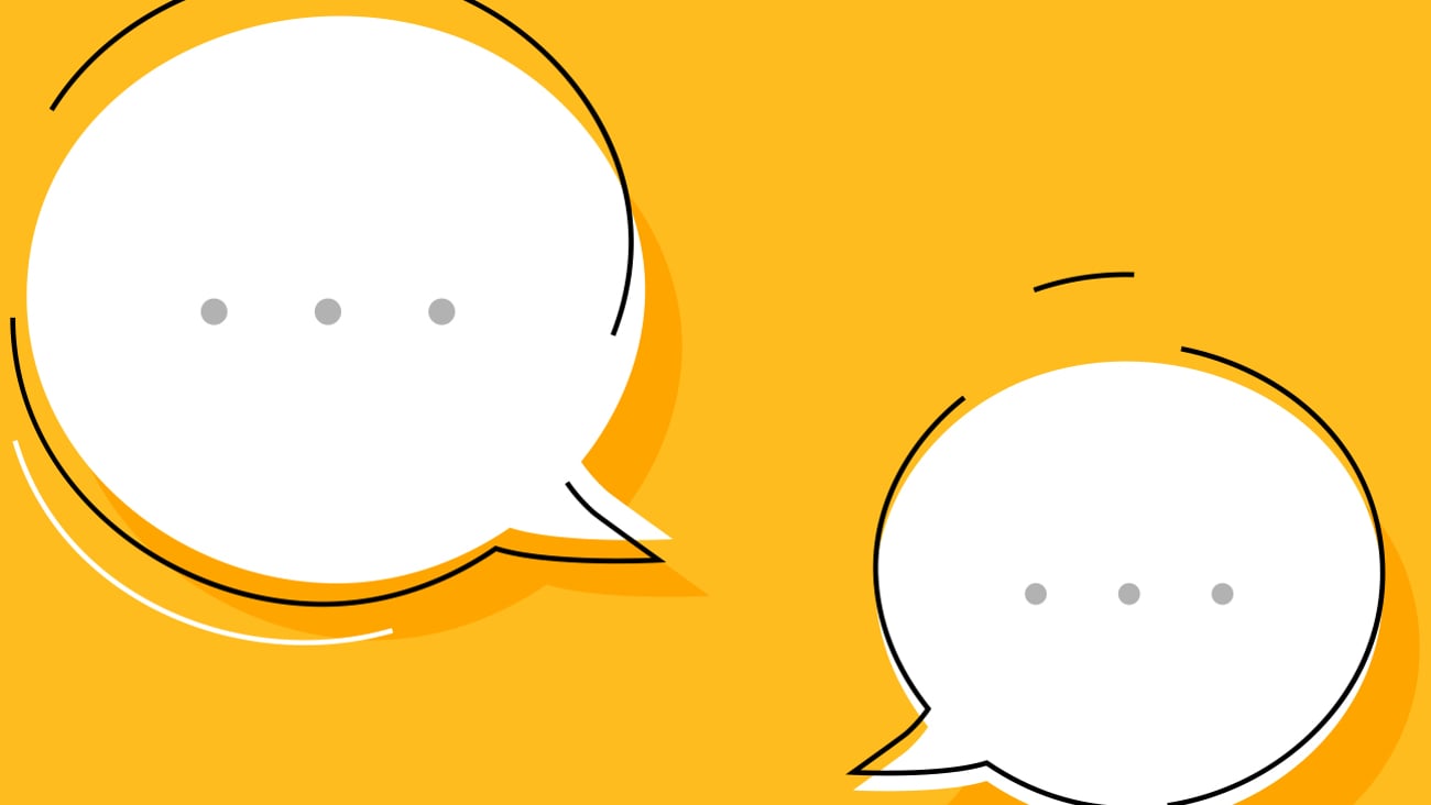 Bulles de dialogue contenant des points de suspension
