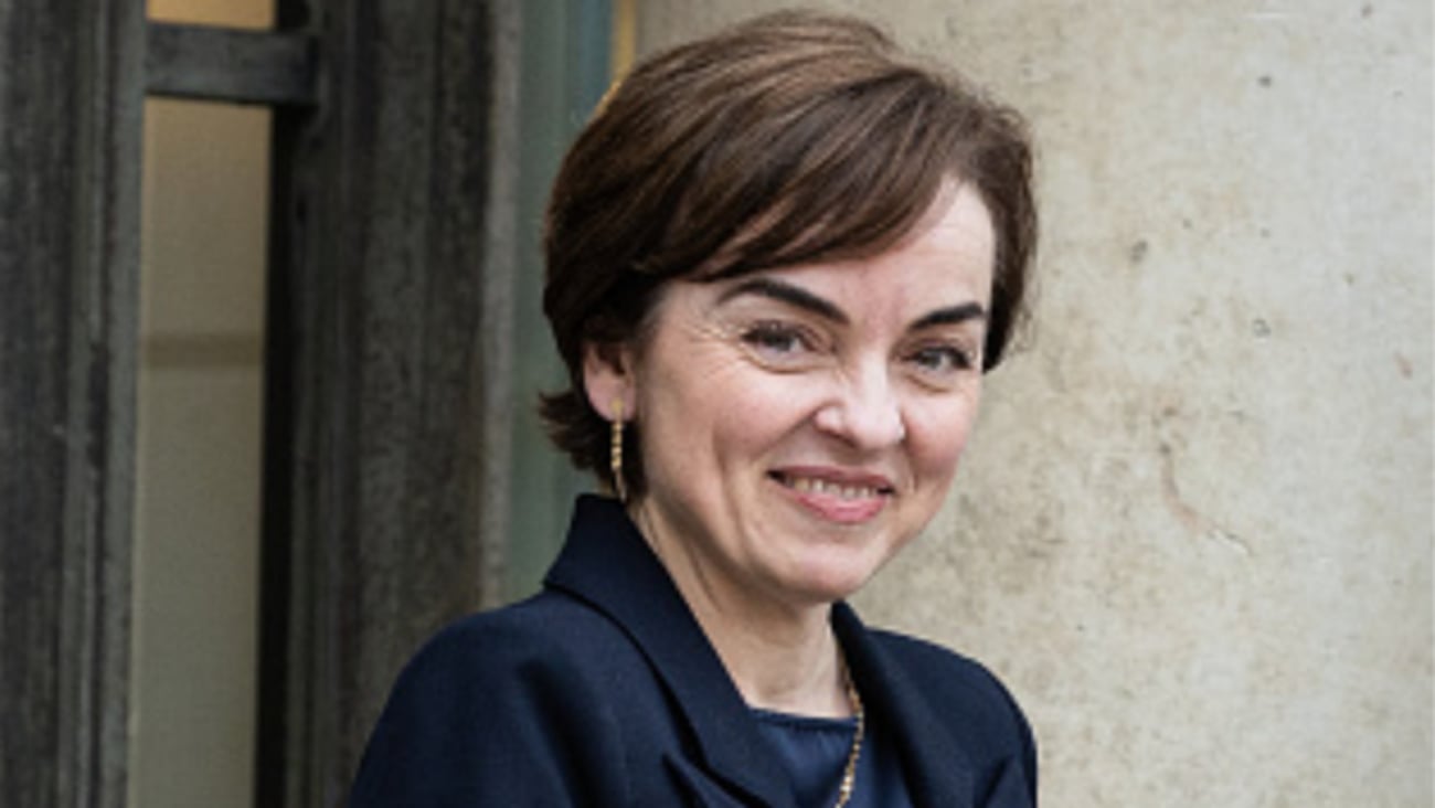 La première ministre Christine Fréchette, lors d'un voyage en France en mai 2026. (Photo: Telmo Pinto/NurPhoto/Getty Images)