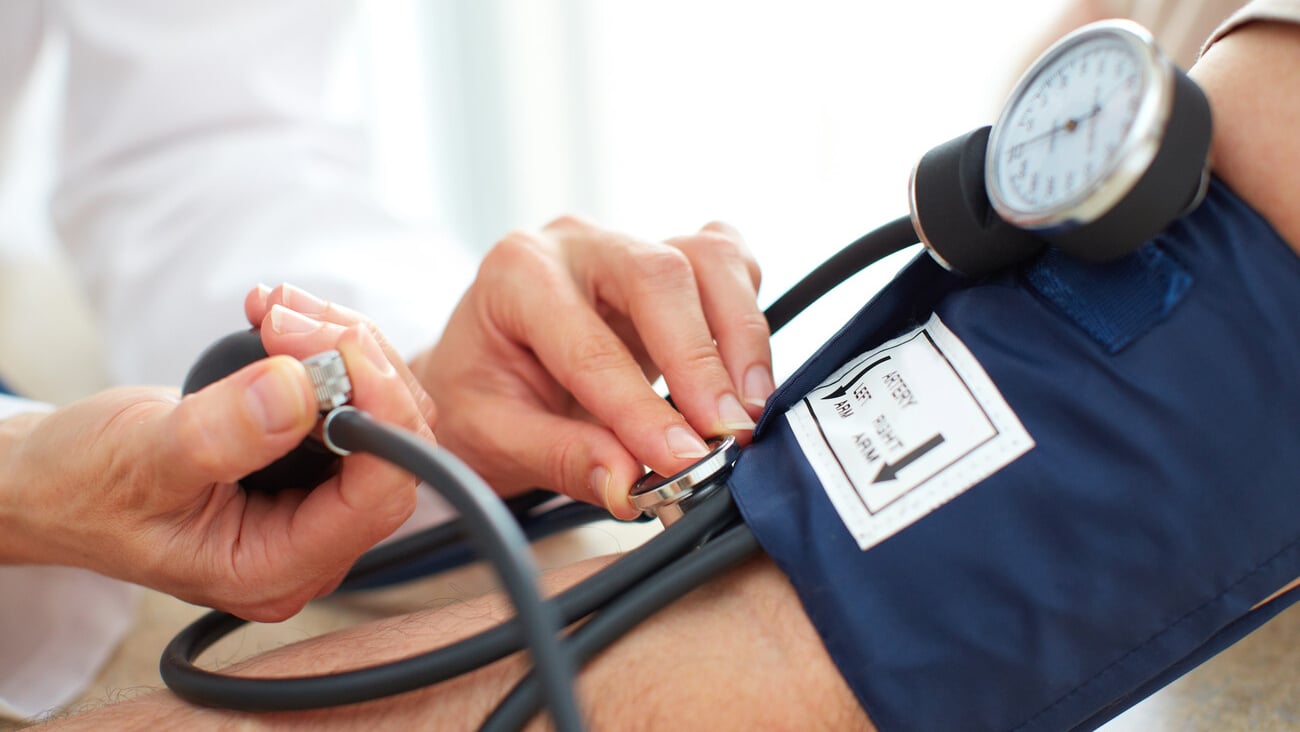 Blood pressure measuring. Doctor and patient.  Health care.; Shutterstock ID 162433061