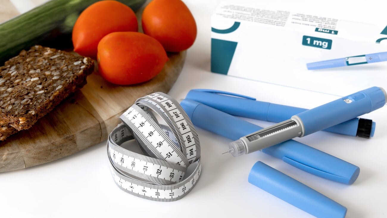 Ozempic Insulin injection pen or insulin cartridge pen for diabetics. Medical equipment for diabetes parients. ; Shutterstock ID 2403925919