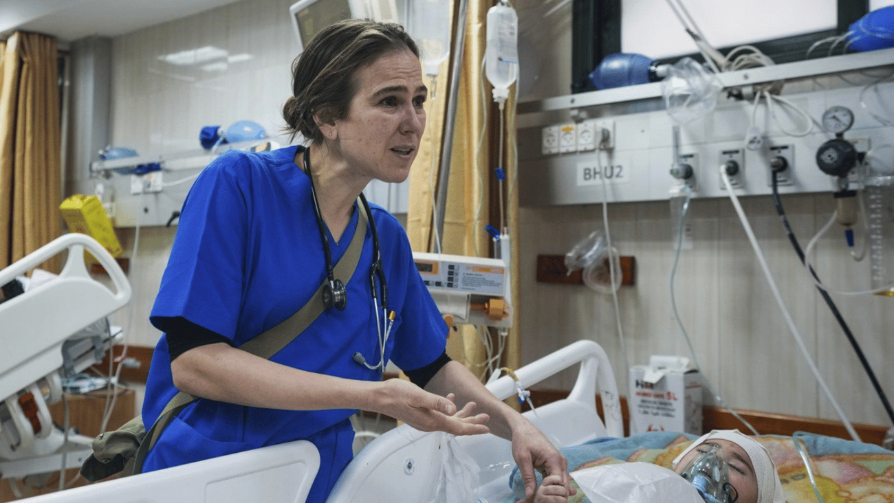 La docteure jordanienne Tanya Haj-Hassan, , qui a une grande expérience de Gaza et s'exprime régulièrement sur les effets dévastateurs de la guerre, faisait partie d'une équipe qui a récemment terminé un séjour de deux semaines dans la région.