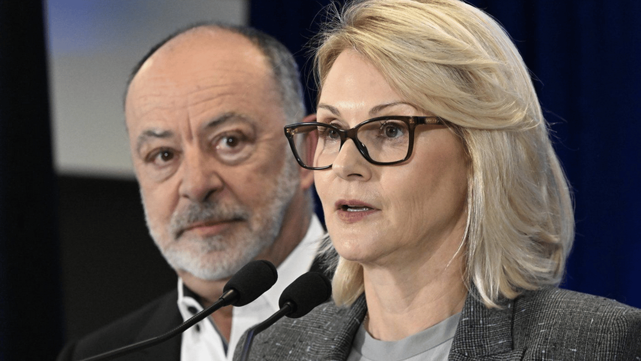 Geneviève Biron et Christian Dubé 