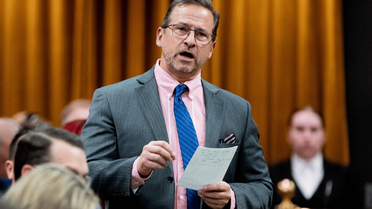 Le chef du Bloc Québécois, Yves-Francois Blanchet.