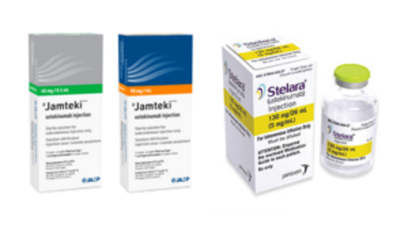 Les médicaments Jamteki (JAMP) et Stelara (Janssen)