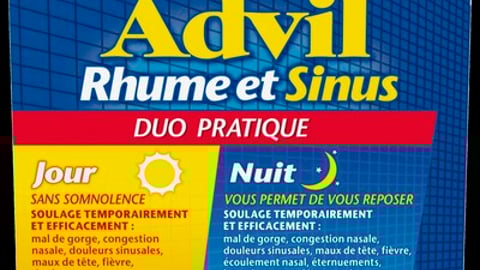 Advil Rhume et Sinus