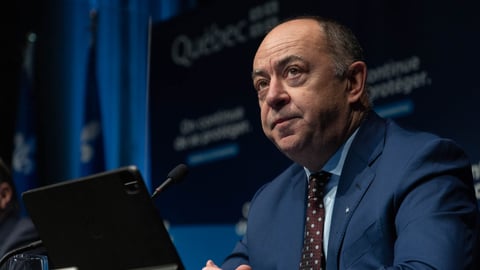 Christian Dubé en conférence de presse (janv-fév 2022) - Gouv Qc