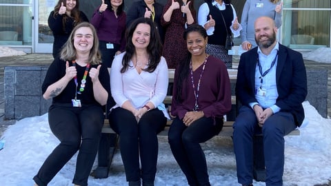 L'équipe du CONCI, le service de coordinations offert aux patients complexes de l'Hôpital de Montréal pour enfants.
