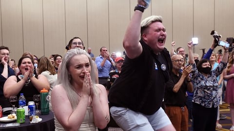 Les électeurs de l'État traditionnellement conservateur du Kansas ont voté mardi pour le maintien du droit à l'avortement. (Photo  Dave Kaup/AFP/Getty Images)