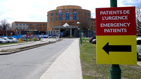 Hôpital général du Lakeshore (Photo Mario Beauregard/PC)