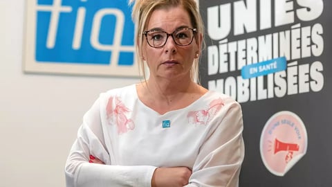 Patricia Mailhot, présidente du SPS MCQ-FIQ. (François Gervais, Le Nouvelliste) - ne pas réutiliser