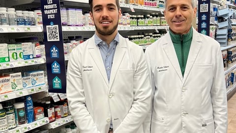 Farel et Michel Gilbert pharmaciens propriétaires Familiprix (Courtoisie)