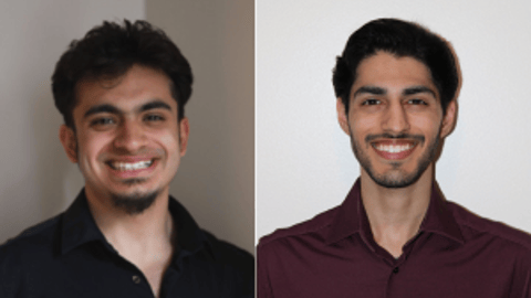 Akash Pattni et Devon Haseltine (crédit: Université McGill)