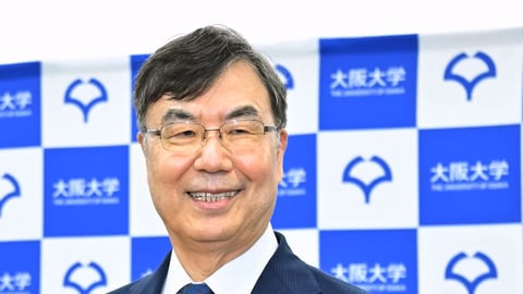 Shimon Sakaguchi, au moment de l’annonce de l’obtention du prix Nobel de médecine 2025. JIJI Press/EPA
