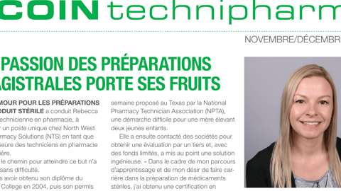 Le Coin TechniPharm novembre-décembre 2025