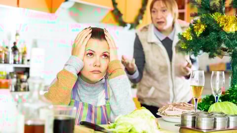 Conversation tendue durant le temps des fêtes. Crédit photo: JackF/ Getty Images
