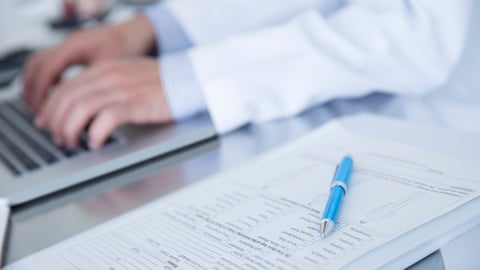 Medecin ordinateur clavier