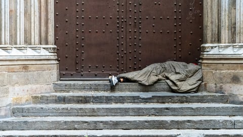 Personne en situation d'itinérance (Photo: Getty images).
