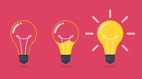 Lightbulb with liquid inside. Creative idea concept Vector illustration; Shutterstock ID 674445625