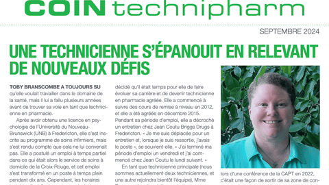 Le Coin TechniPharm de septembre 2024.