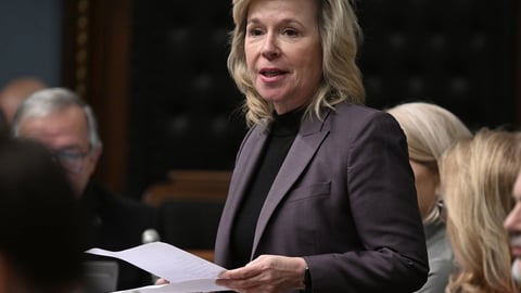 La ministre responsable de la Condition féminine du Québec, Martine Biron. PC/Jacques Boissinot