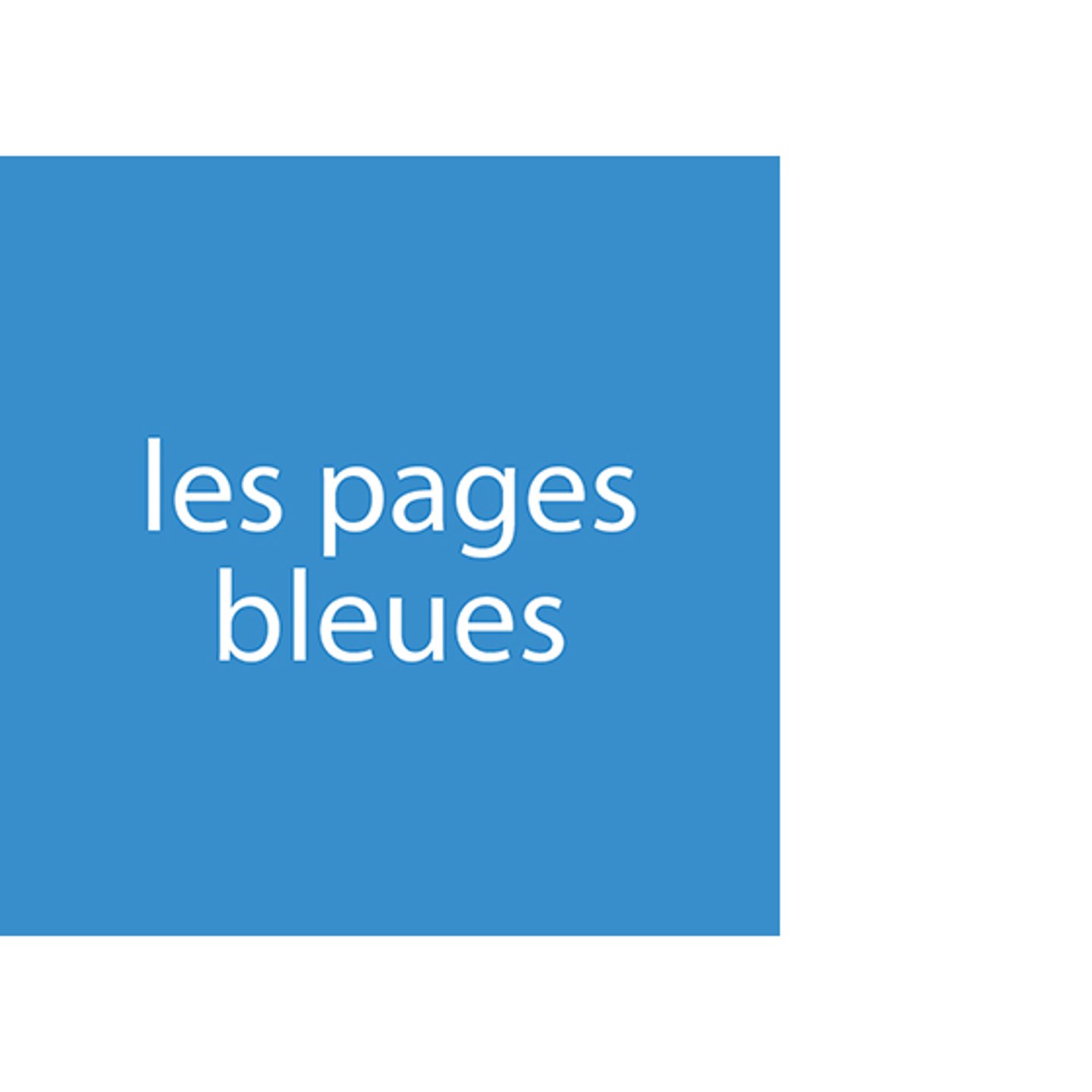 les pages bleues