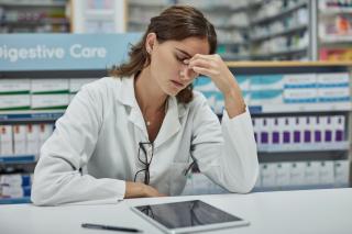 Pharmacienne fatiguée